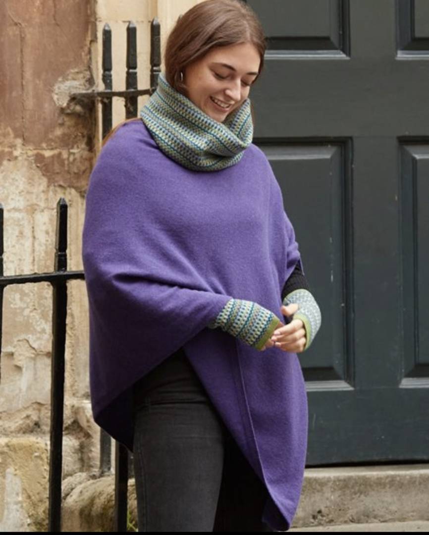 Woman wearing Destined for Home jumper